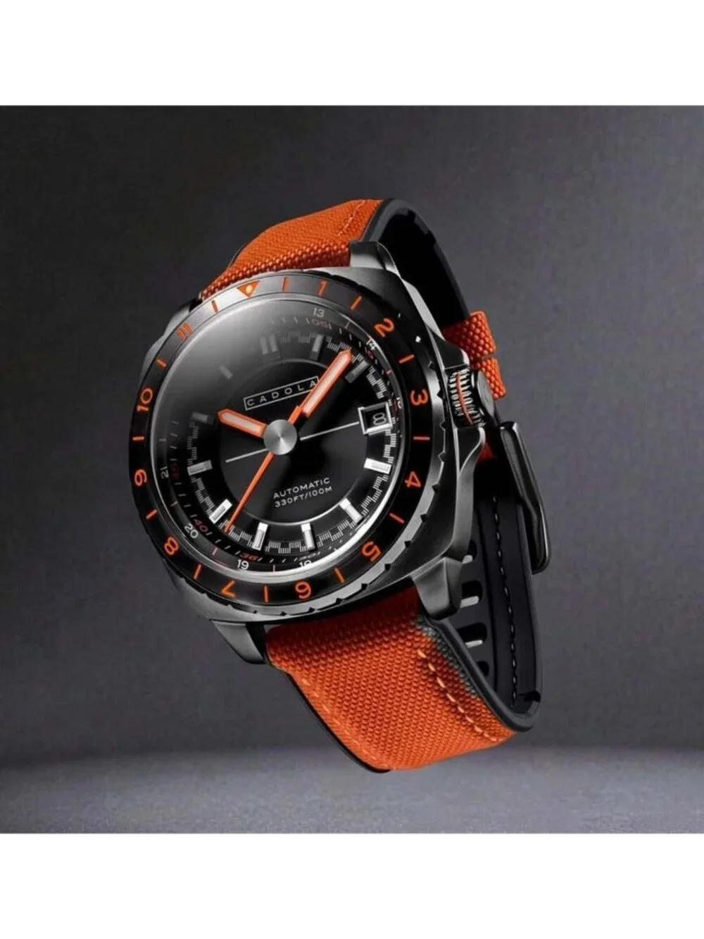 NWT Cadola Overdrive Automatic Black Dial Men's Watch